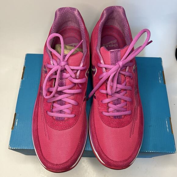 Dansko Shayla Suede Womens US 12.5-13 EU 43 Pink Lace Up Comfort Sneaker Fuchsia - Picture 5 of 11